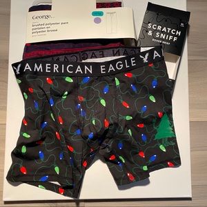 American Eagle Novelty Christmas Boxers/ PJ bottom